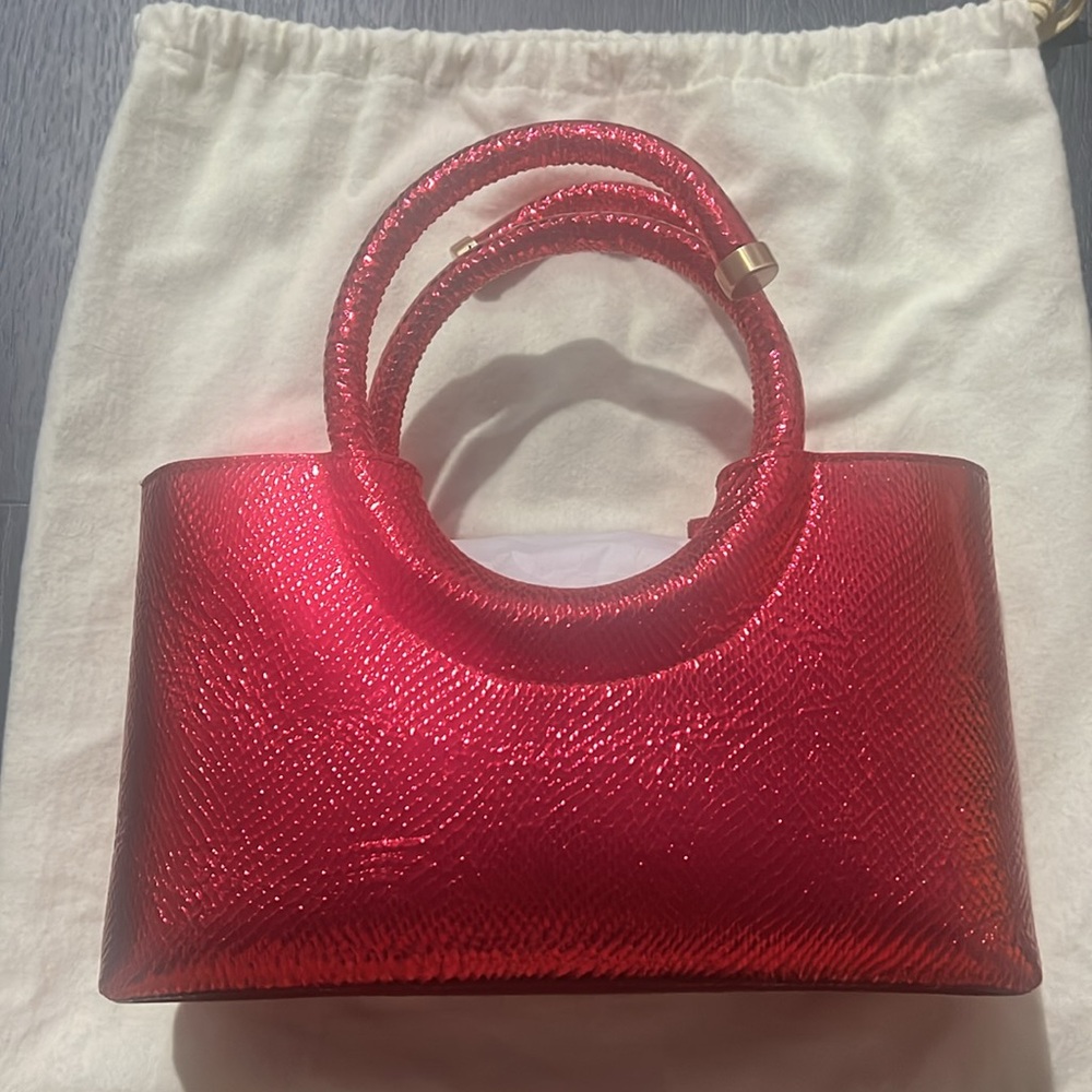 Cult Gaia Hot Pink Nika top handle bag - Picture 3 of 9